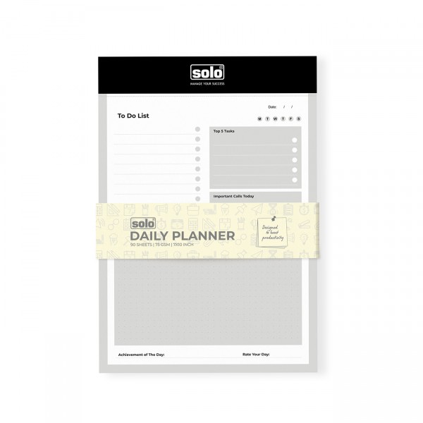 SOLO Daily Planner | Things To Do Pads of 90 tear off sheets | TDPB5